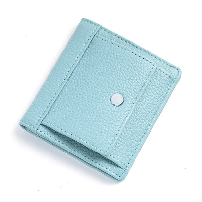 womens wallet short thin card holder womens high sense mini and simple coin purse