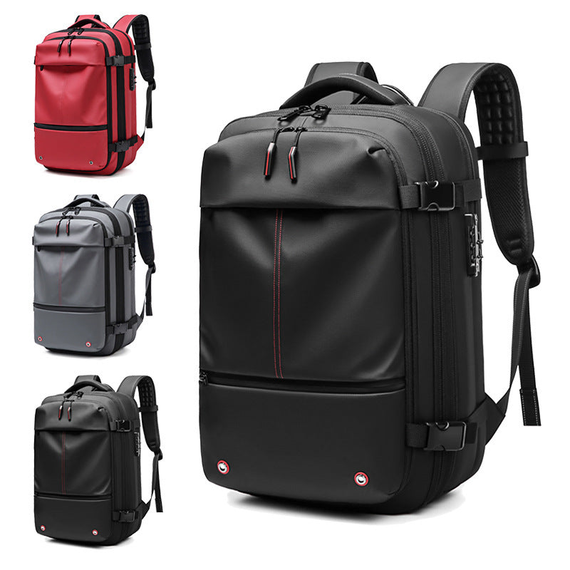 travel backpack mens business multifunction computer bag vacuum compression large capacity backpack