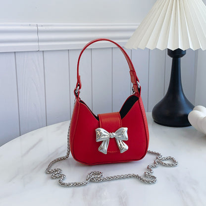 western style niche messenger fashion shoulder underarm new moon bag