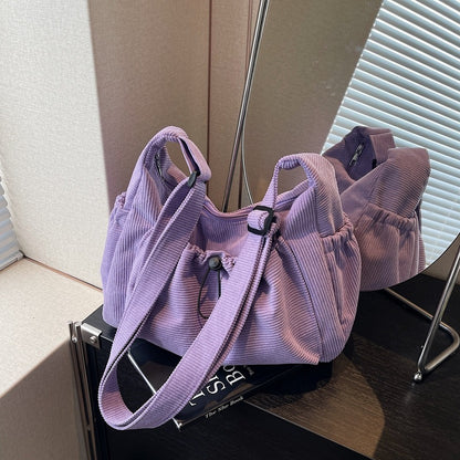 solid-color-retro-casual-easy-matching-tote-bag