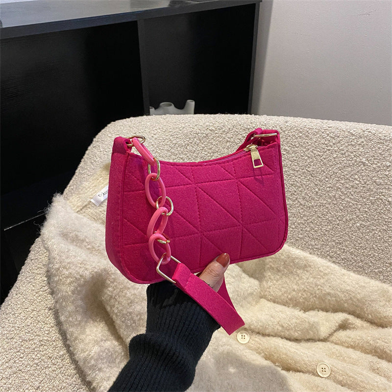 Fashion Trend Simple Shoulder Bag Casual Simple Crossbody