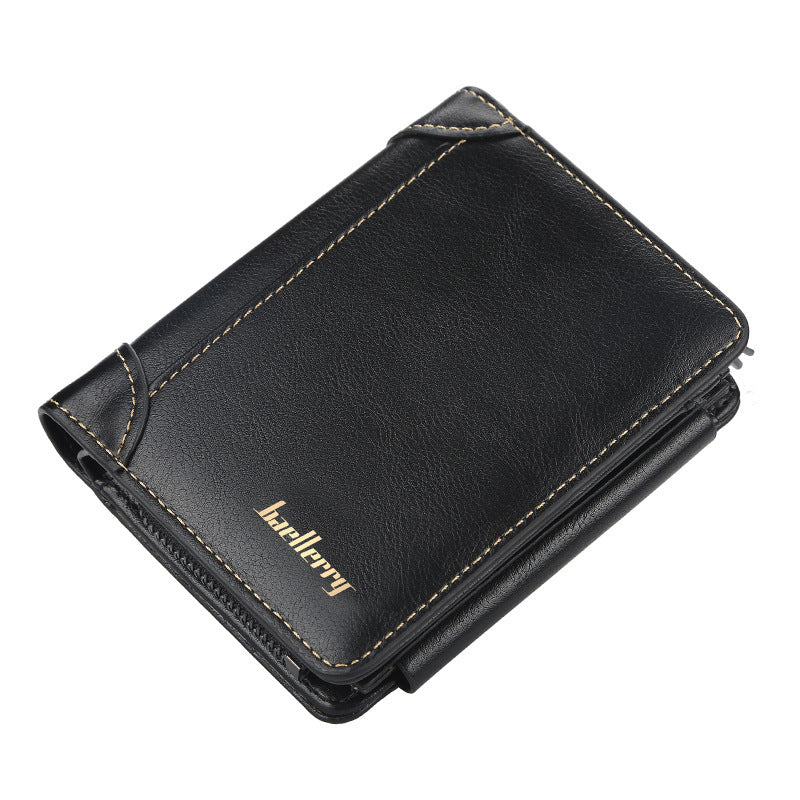 mens wallet short business multi card slots wallet