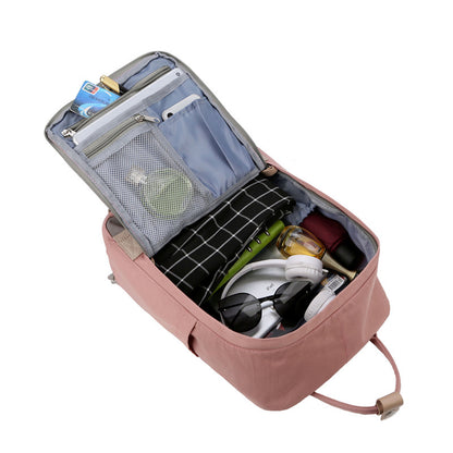 womens korean style canvas schoolbag