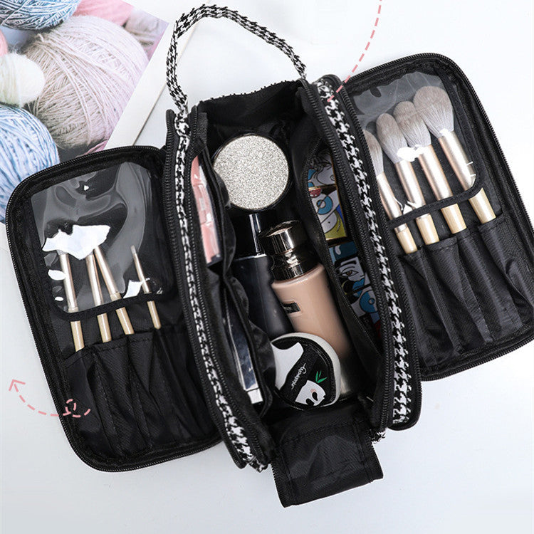 womens fashion large capacity suitcase cosmetic bag