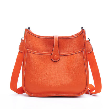 women litchi stria leather crossbody shoulder togo classic purse handbag bags h