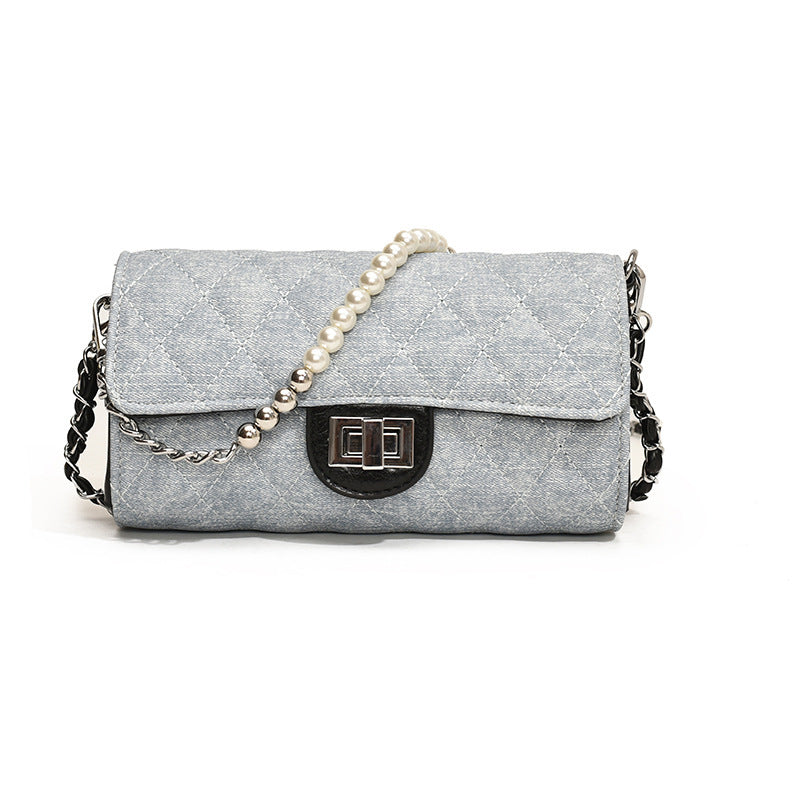 chic chanel style rhombus chain bag for women