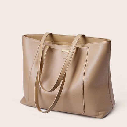 first layer cowhide large capacity genuine leather womens bag fashion