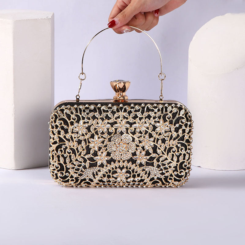 new dinner bag womens handbag with diamonds banquet clutch