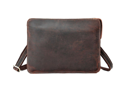 vintage leather shoulder crossbody bag