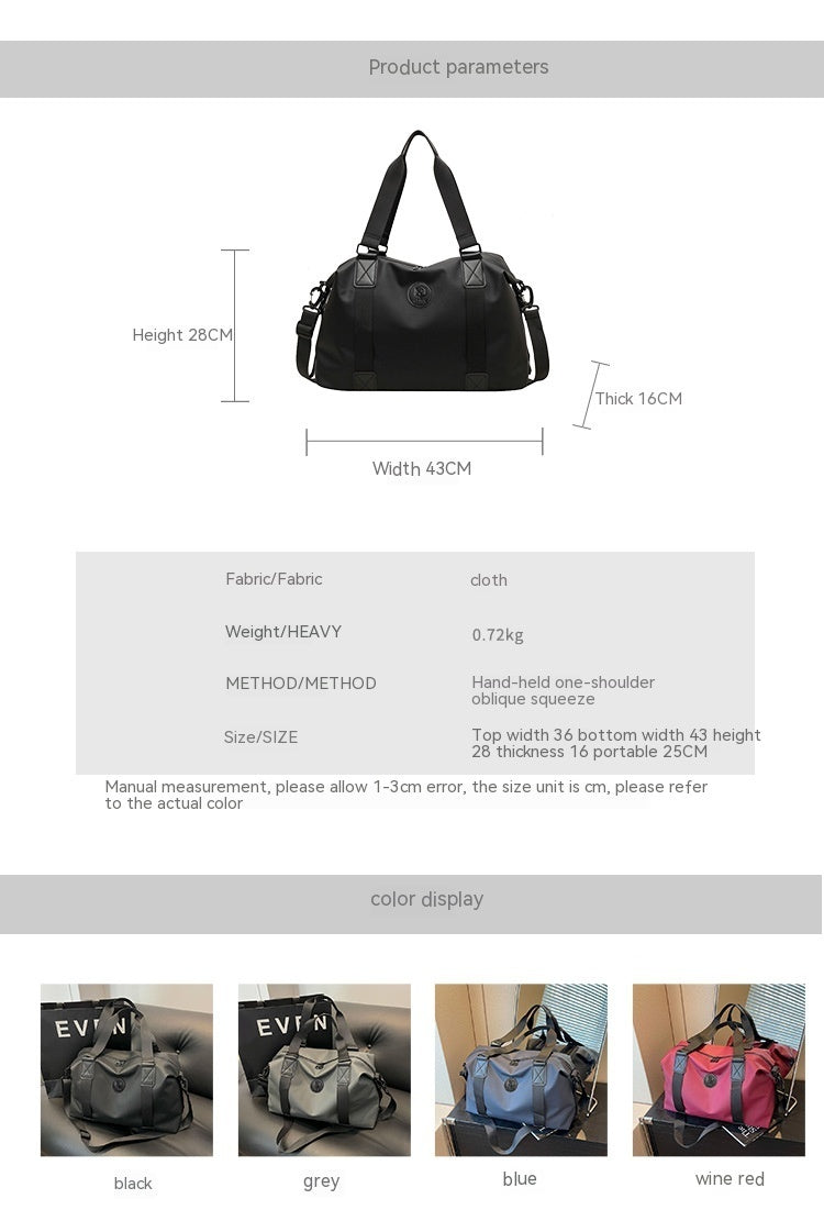 travel bag fashion large capacity waterproof short distance