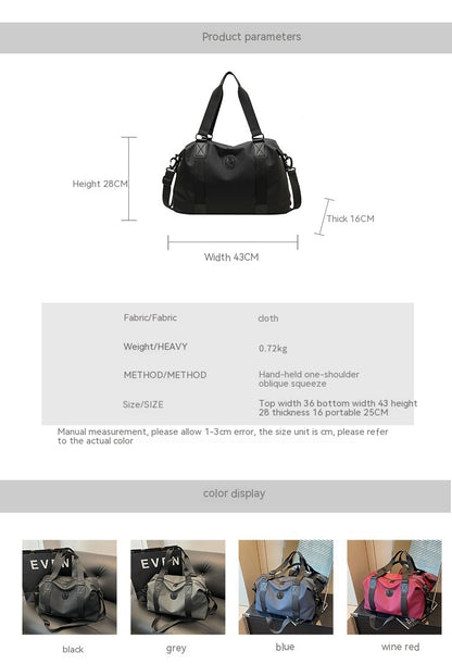 travel bag fashion large capacity waterproof short distance