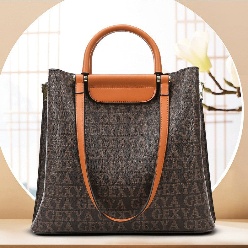 urban simple stylish textured handbag