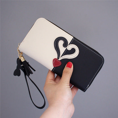 new fashion sweet purse female long love