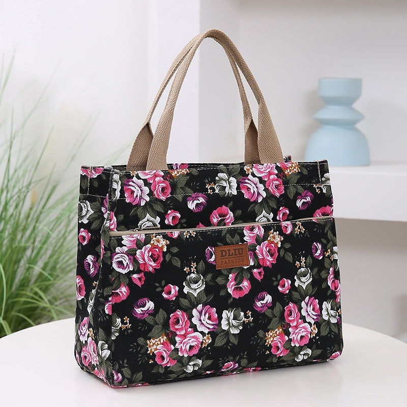 large capacity ethnic style handbag