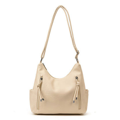 Womens Retro-Style Fashionable Casual High-Capacity Crossbody Bag