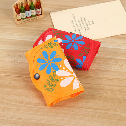 buckle handbag 210d oxford cloth wallet hidden hook folding shopping bag