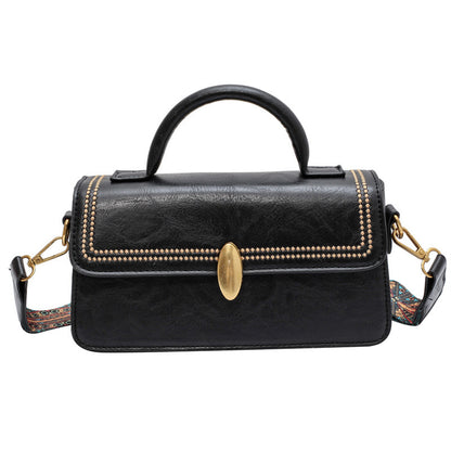 womens one shoulder portable small square bag