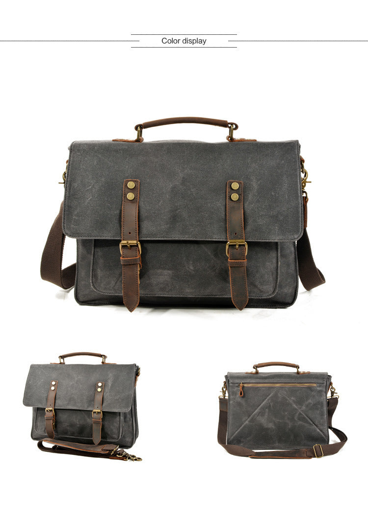 business messenger briefcase casual mens backpack