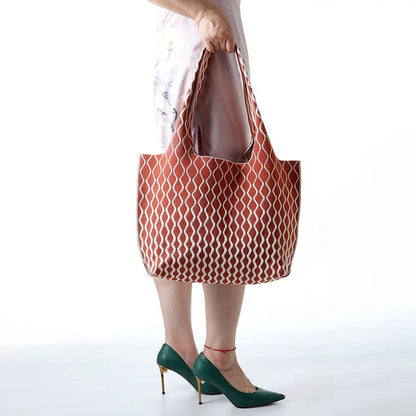 good-looking-big-wave-flying-woven-bag-fashionable-all-match-large-capacity-two-tone