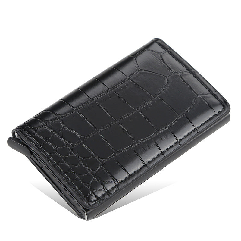 anti demagnetization bank card holder men