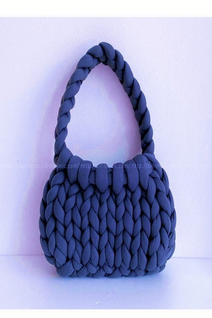 diy hand woven bag women