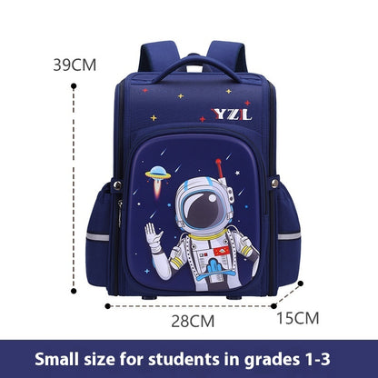 large capacity schoolbag to reduce study load spine protection