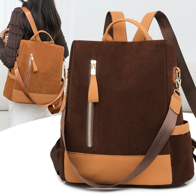 fashion all matching large capacity backpack go out travel