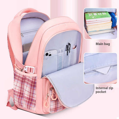 Children's Backpack Lightweight Spine-protective Burden Reduction Large Capacity