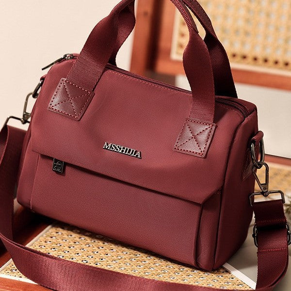 Retro Nylon Multi-functional Stylish Commuter Shouldercrossbody Bag