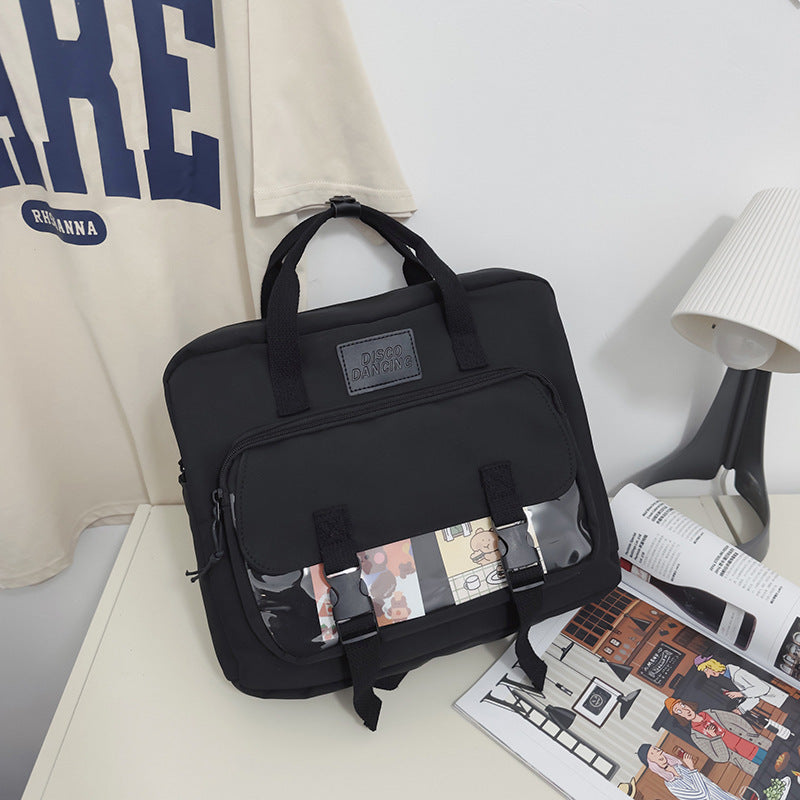 Soft Girl Cute Cartoon Teenage College Student Lightweight Tote Backpack