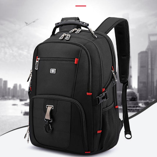 computer backpack large capacity 1680d waterproof multifunctional shoulder bag