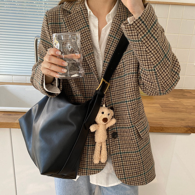 Soft Leather Stylish And Personalized Versatile Large Capacity Bag For Women