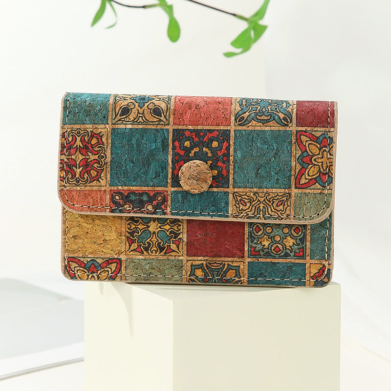 original advanced cork expanding card holder