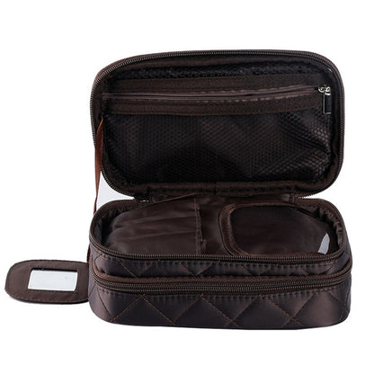 waterproof double cosmetic bag