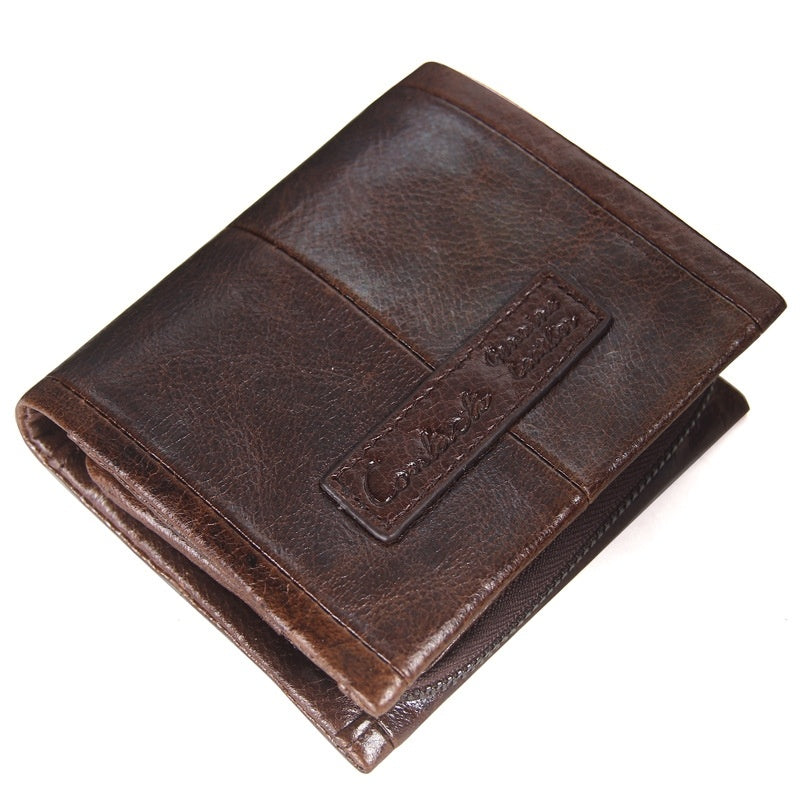 vintage leather mens wallet