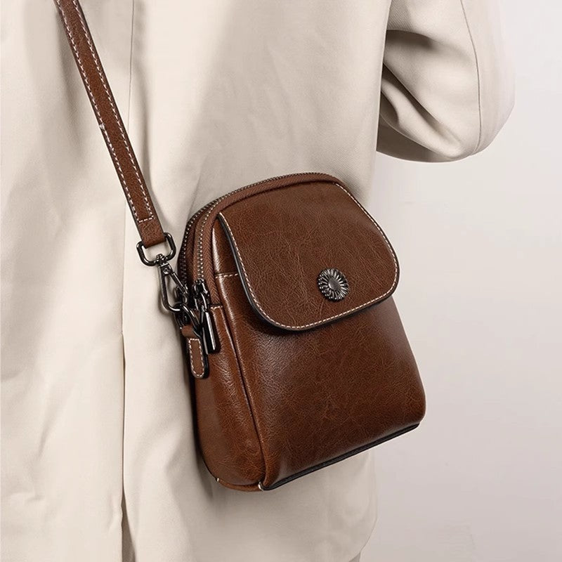 womens fashion leather messenger bag