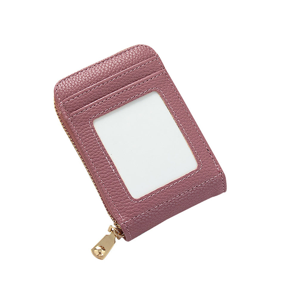 card holder womens anti degaussing mini and simple multi function