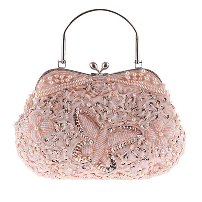 Bead Embroidery Pure Handicraft Bag Evening Banquet Classical Bag