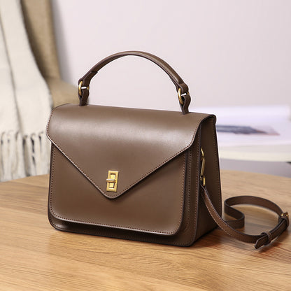 fashion retro leather handbag womens