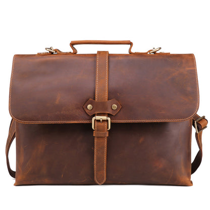 leather mens briefcase