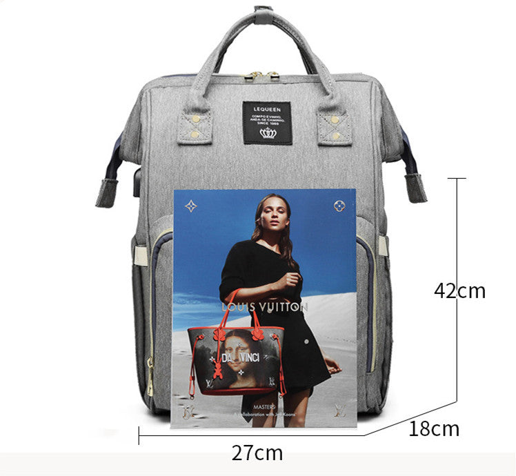 lequeen multifunctional large capacity mummy bag