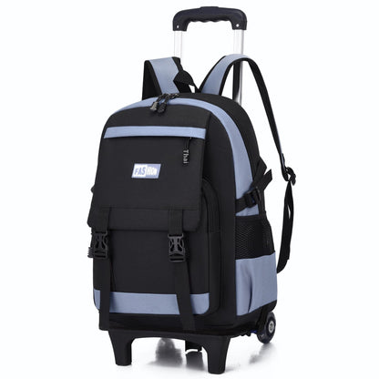 leisure primary school student large capacity pull rod backpack