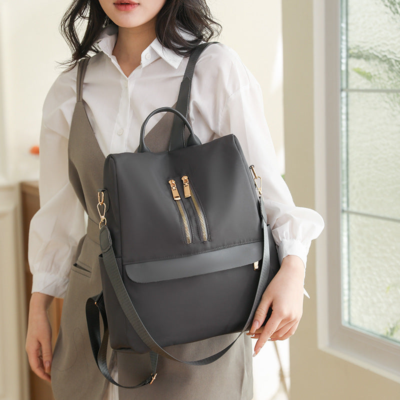 fashion retro unisex backpack oxford cloth