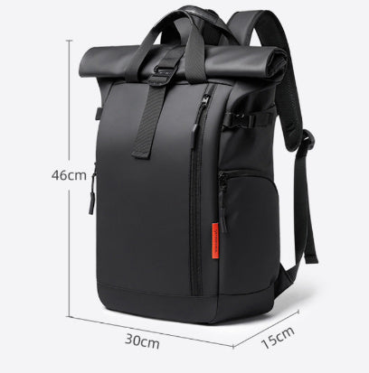 mens large capacity waterproof oxford cloth backpack for travel