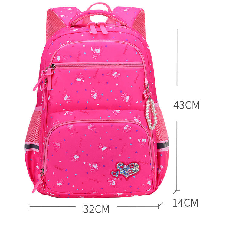 fashion cartoon cute princess style children backpack