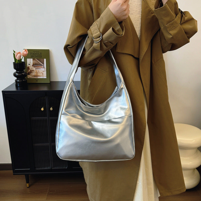 autumn and winter new simple commute underarm shoulder bag