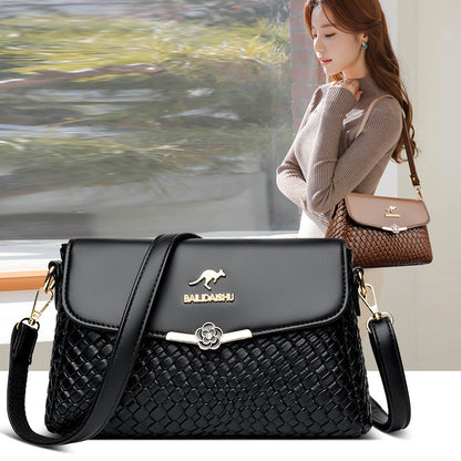 fashion lady mom large capacity rhombus crossbody bag