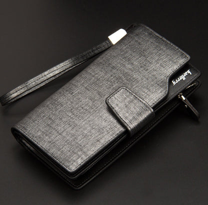 explosion models mens wallet long clutch bag multi function handbag mobile phone bag mens coin purse