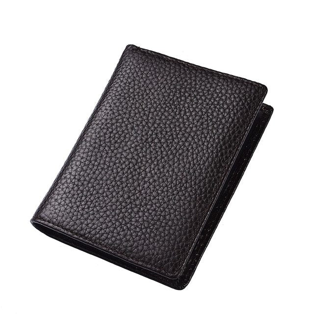 multifunctional short leather drivers license wallet