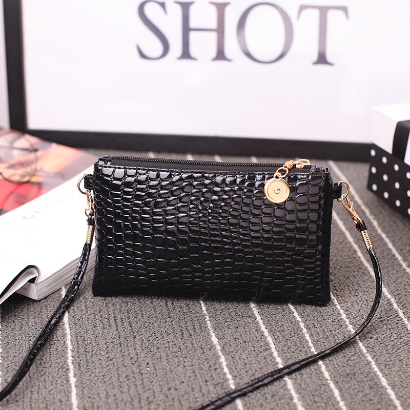 new korean lady diagonal fashion handbag shoulder bag messenger bag purse japan coin bag student